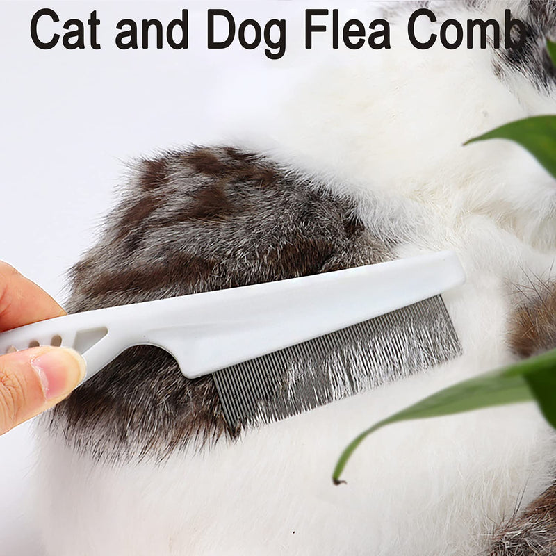 Dog Hair Comb Stripper?Dog Cat Shedding Comb?Dog Dematting Combs,Pet Grooming Tool ?Double Sided Shedding and Dematting Undercoat Rake Comb for Dogs and Cats?Cat and Dog Flea Comb Set (Large, Blue) L - PawsPlanet Australia