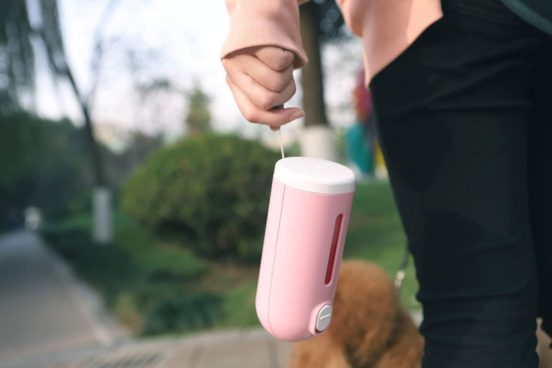 [Australia] - MoMaek Dog Water Bottle, Leak Proof Portable Puppy Water Dispenser with Drinking Feeder for Pets Outdoor Walking, Hiking, Travel, Retractable Drinking Bottle with Food Grade Silicone, BPA Free green 