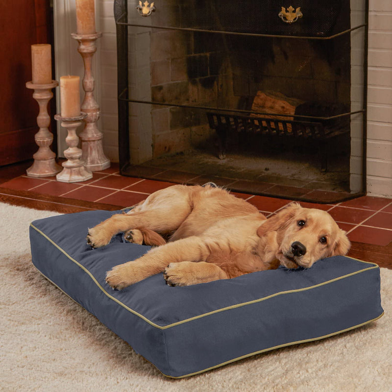 Dalema Dog Bed Cover.Waterproof Fillable 600D Oxford Dog Bed Replacement Cover.Washable and Removable Orthopedi,Cooling Gel and Memory Foam Pet Bed Protector Cover.Cover Only. Medium Grey - PawsPlanet Australia