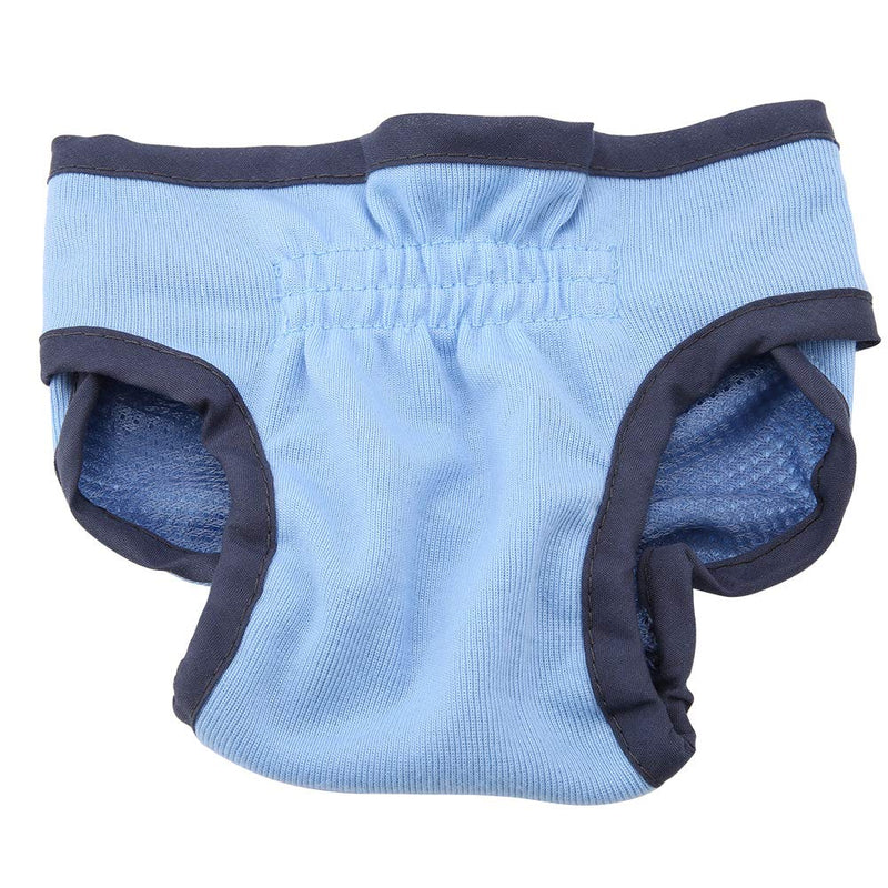 Oumefar Reusable Dog Physiological Pant Female Dog Underwear Pet Sanitary Diaper Sanitary Shorts Panties for Female and Male Dog(XL-Blue) XL Blue - PawsPlanet Australia