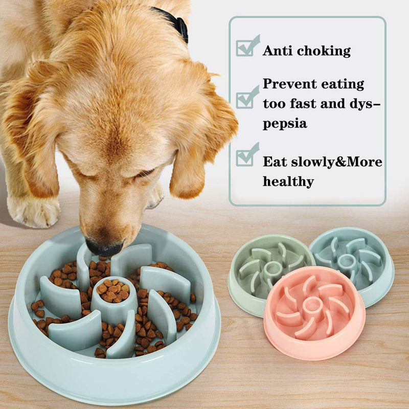 [Australia] - Aipety Pet Slow Feeder Dog Hound Bowl, Non Slip Puzzle Bowl, Healthy Fun Food War Bowls for Stopping Bloat, Anti-Choke Green 