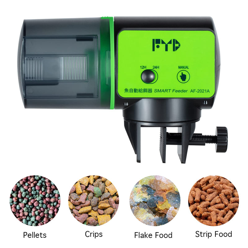 FYD Automatic Fish Feeder, Aquarium Auto Fish Feeder Food Timer Dispenser for Small Fish Tank, Vacation, Holidays - PawsPlanet Australia