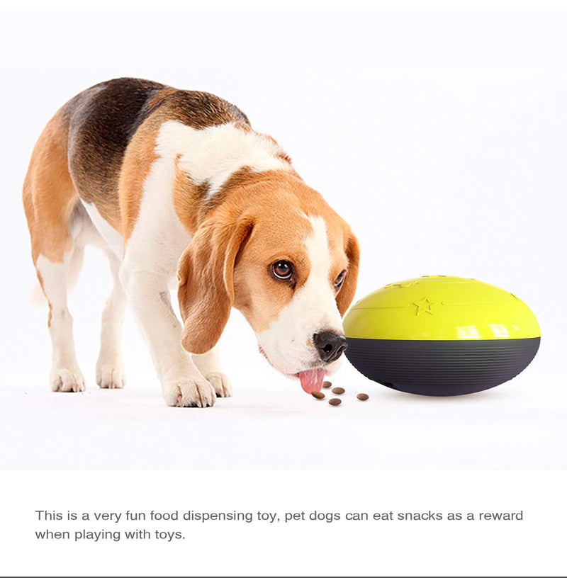 Dog Treat Toy Ball, Squeak Rubber SlideToy Interactive Dog Toy IQ Treat Ball Food Dispensing Dog Puzzle Toy, Suitable for All Dogs - PawsPlanet Australia