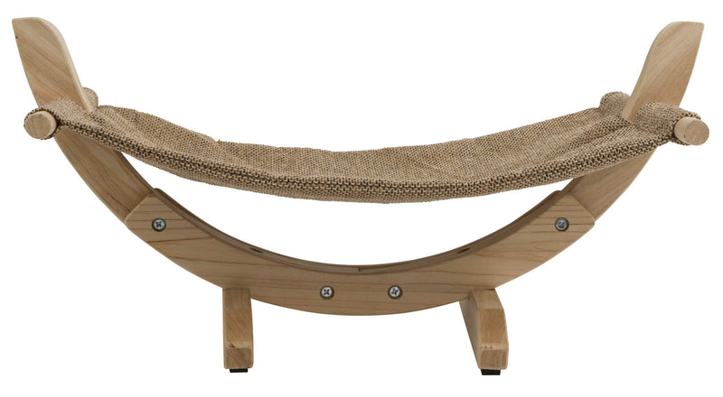 Kerbl Hammock Siesta 2.0 with Wooden Frame, 61 x 37 x 29 cm, Brown - PawsPlanet Australia
