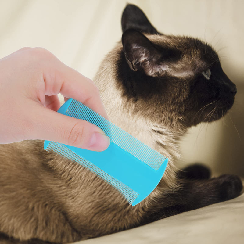 Cobee Flea Lice Comb Set for Dogs, 12 Pieces Cat and Dog Grooming Comb Double-Sided Combs for Removing Tear Traces - PawsPlanet Australia