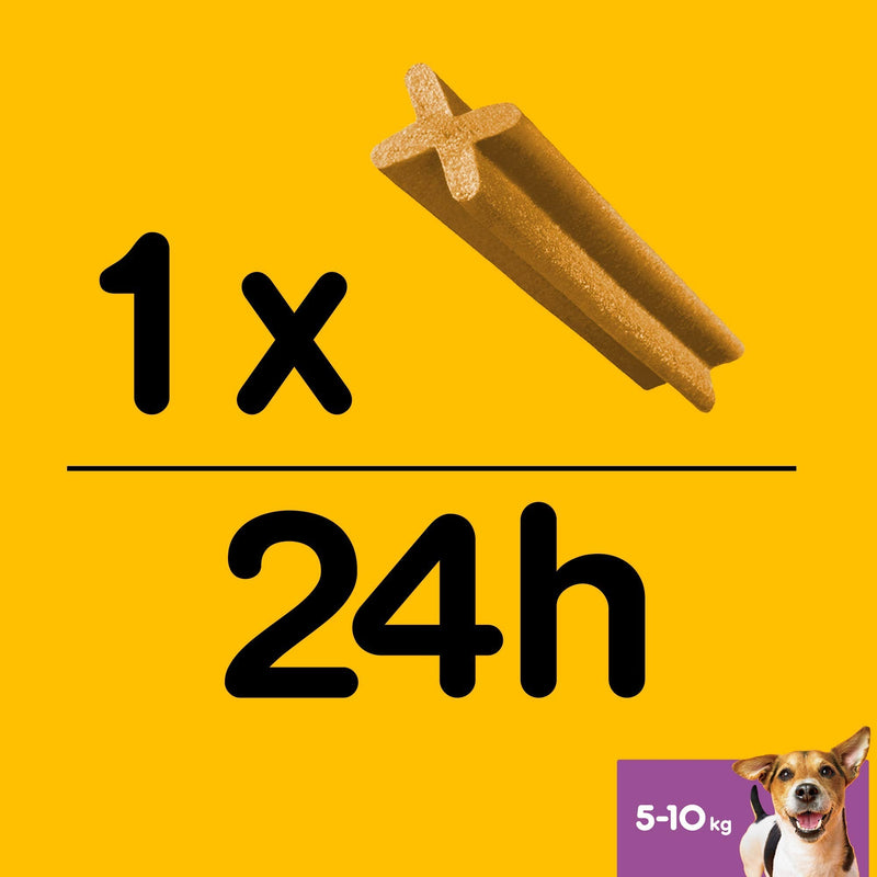 Pedigree Dentastix, Daily Dental Care Chews for Small Dogs 5-10 kg, 28 Sticks - PawsPlanet Australia