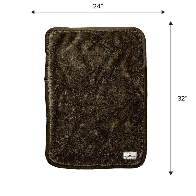 Pet Parents Pawtect Blanket, Premium Waterproof Cat & Dog Blanket with WickQuick & Sherpup Technology, Superb Puppy Blanket, Waterproof Dog Blanket, Blankets for Dogs, Cat Blanket & Pet Blanket 24"x32" Chocolate - PawsPlanet Australia