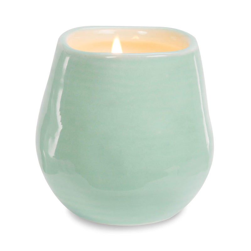 Pavilion Gift Company Nanas Make Wishes Come True Ceramic Soy Candle, Green - PawsPlanet Australia