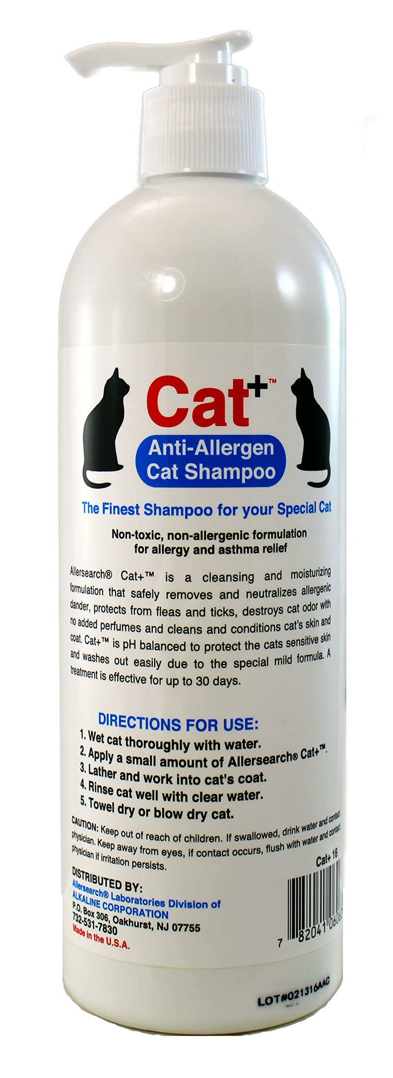 Allersearch Cat+ Anti-Allergen Cat Shampoo - PawsPlanet Australia