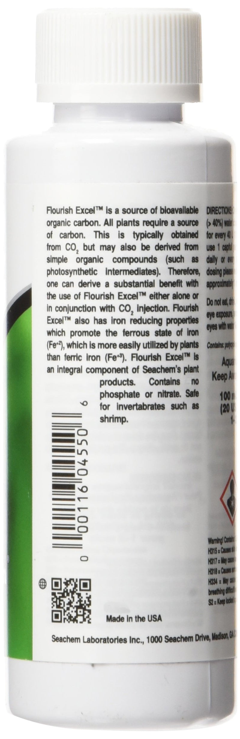 Seachem Flourish Excel Organic Nutrition, 100 ml 100 ml (Pack of 1) - PawsPlanet Australia