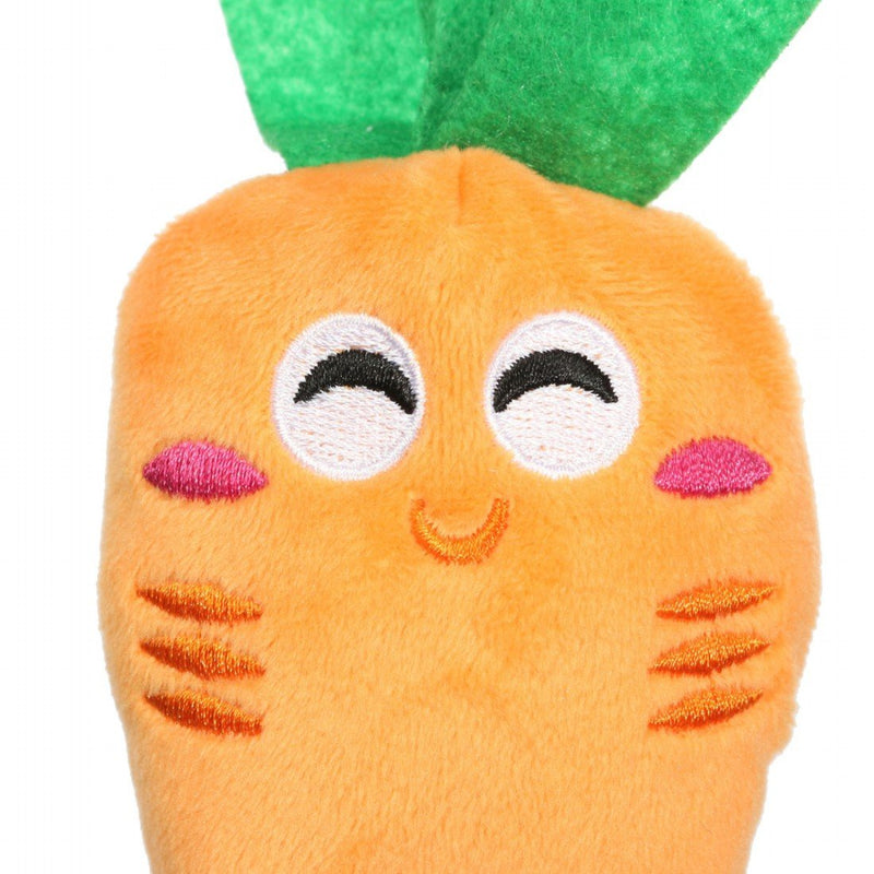 Kungfu Mall Dog Puppy Cat Vegetable Carrot Sound Voice Plush Toy - PawsPlanet Australia
