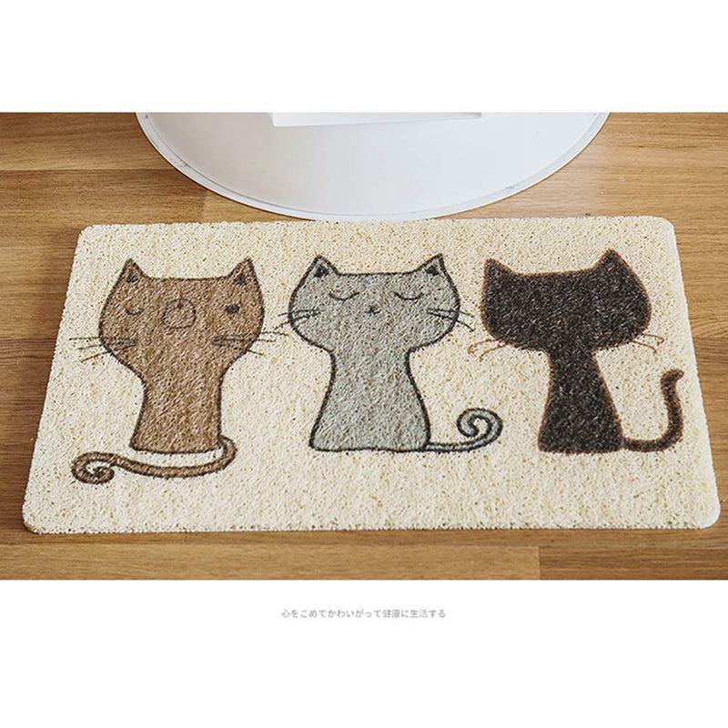 QCWN Cat Litter Mat, Pet Food PVC Mat, Waterproof Non-slip Pet Feeding Mat, Pet Bowl Mat, Pet Feeding Tray For Cats, Dogs and Puppies (16" x 24", Cat) 16" x 24" - PawsPlanet Australia