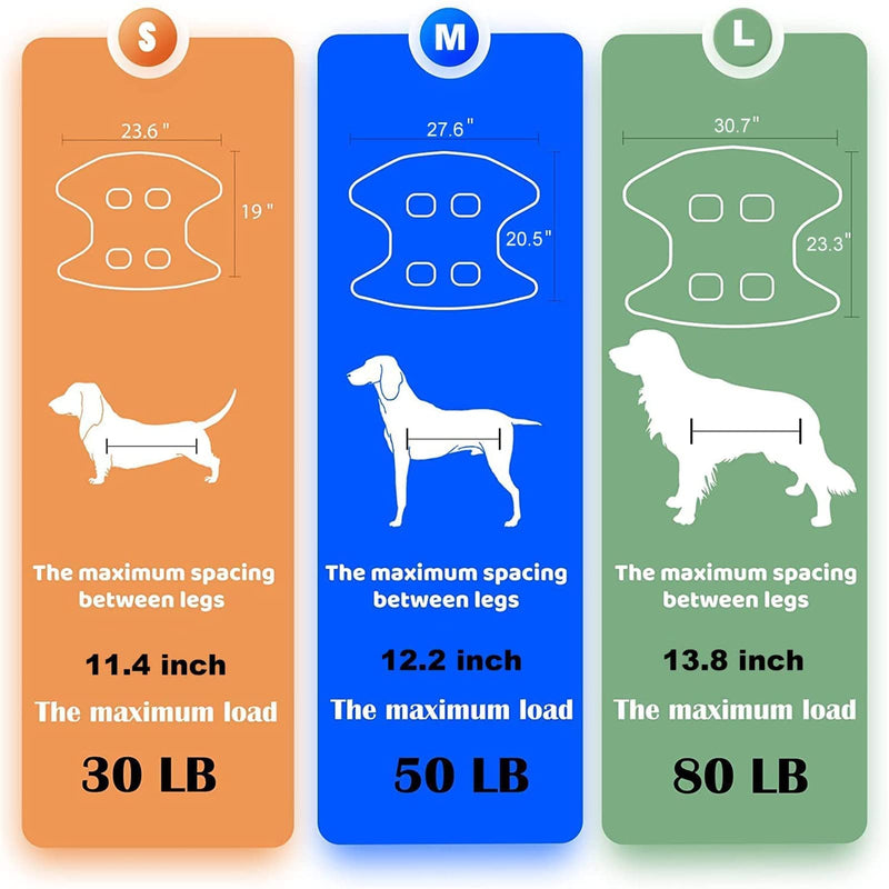 FEEGO Pet Grooming Hammock for Dogs & Cats, Pet Grooming Hammock, Pet Grooming Sling, Dog Grooming Harness, Restraint Bag, Helper, Pet Nail Clip Bag for Grooming, Nail Cutting S (8-10) inch Blue - PawsPlanet Australia