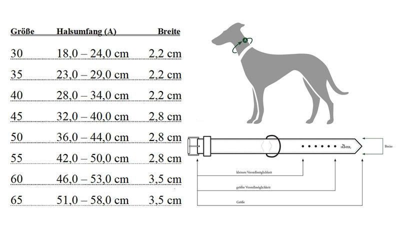 HUNTER Vega Dog Collar Faux Leather, Robust and Easy to Clean Raspberry/black 45 (S-M) - PawsPlanet Australia