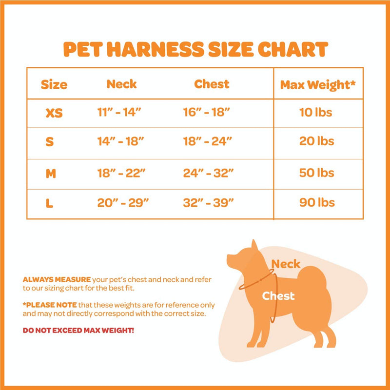 [Australia] - Maverick Dual Attachment Outdoor Dog Harness by Voyager | NO-pull Pet Walking Vest Harness - Orange, Medium 