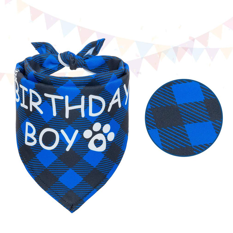 Mihachi Dog Birthday Bandana with Hat - Party Supplies Birthday Set for Pet Puppy Cat for Birthday Party - PawsPlanet Australia