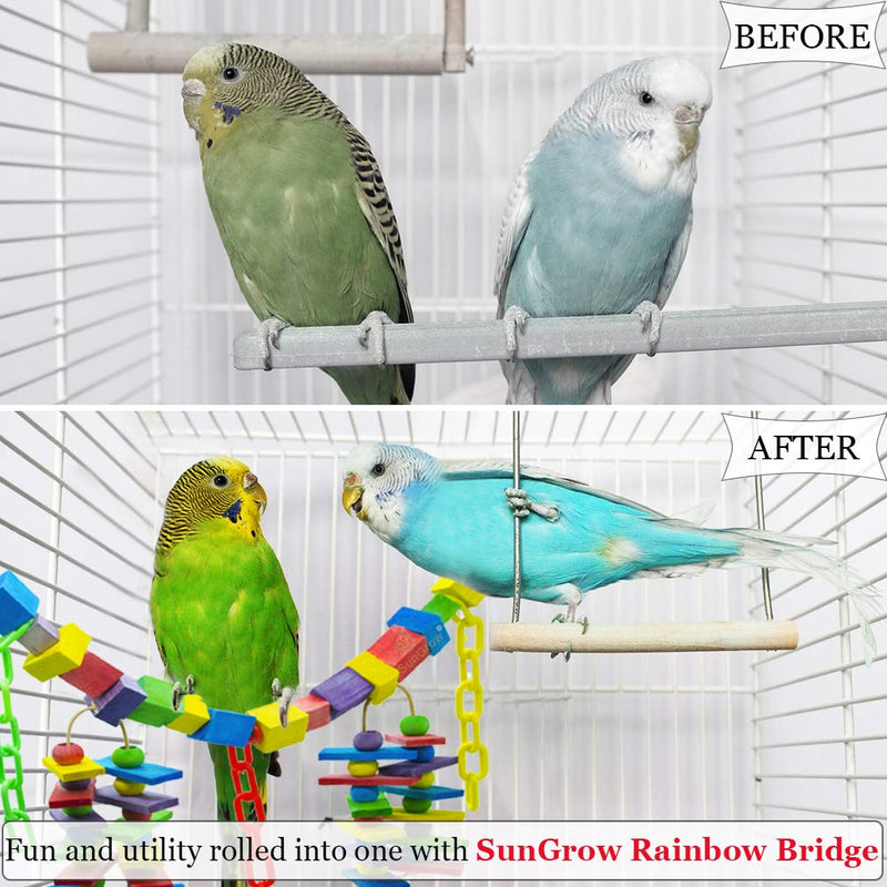 [Australia] - Parrot Toy, Brings Out Your Bird’s Wild Side, Challenges and Stimulates Your Genius Pet, Fun Play Also Trims Beak 