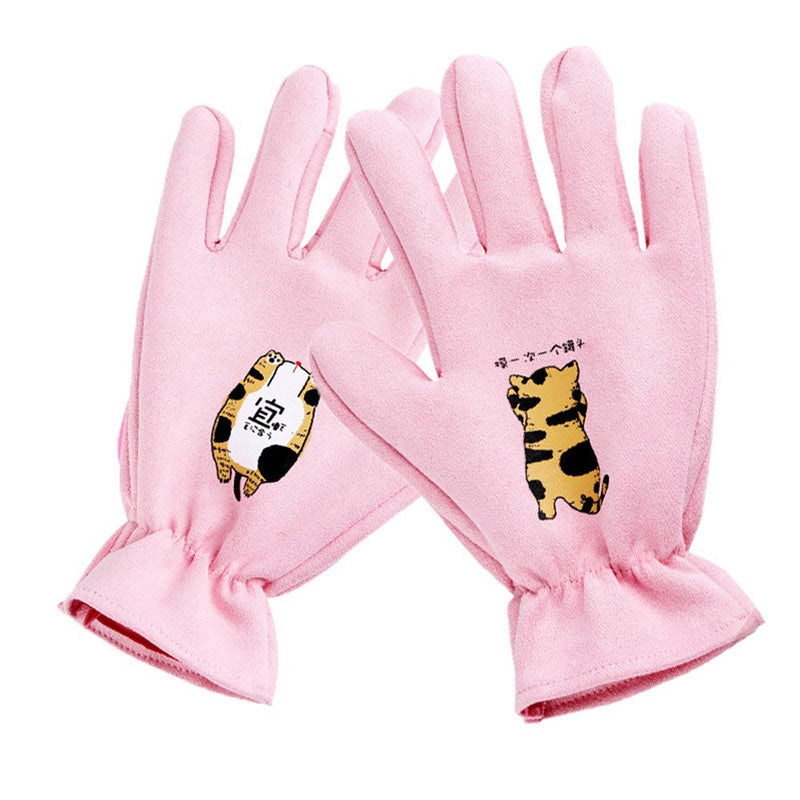 Bluleki Pet Grooming Gloves- Left & Right - for Cats, Dogs & Horses - Hair Remover Glove - Massage Tool with Enhanced Five Finger Design - cat Hair Remover- Ninja Glove (Pink) - PawsPlanet Australia