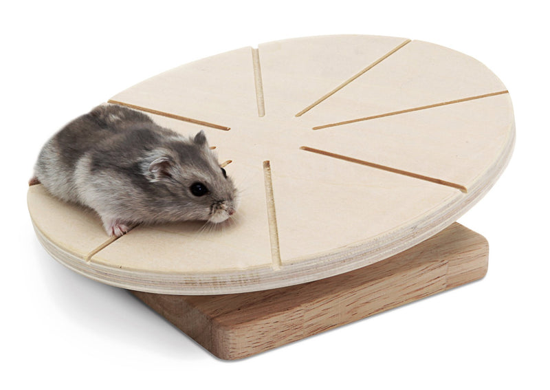 Living World Green Wooden Running Disc for Hamster/Mice/Gerbils - PawsPlanet Australia