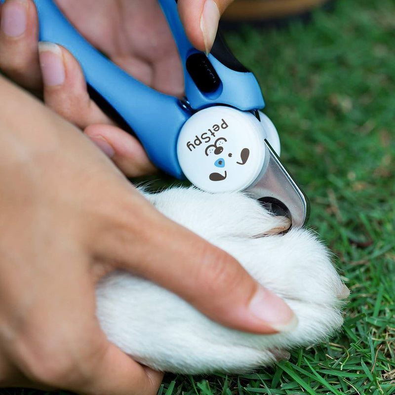 [Australia] - PetSpy Best Dog Nail Clippers and Trimmer with Quick Sensor - Razor Sharp Blades, Safety Guard to Avoid Overcutting, Free Nail File - Start Professional & Safe Pet Grooming at Home 