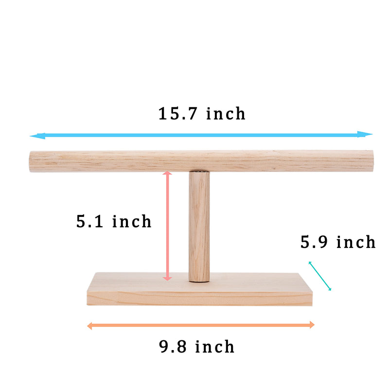 Chicken Wooden Traning Stand Perch Toys for Hens,Parrot Bird Asembled Play Table Top Cage Toys - PawsPlanet Australia