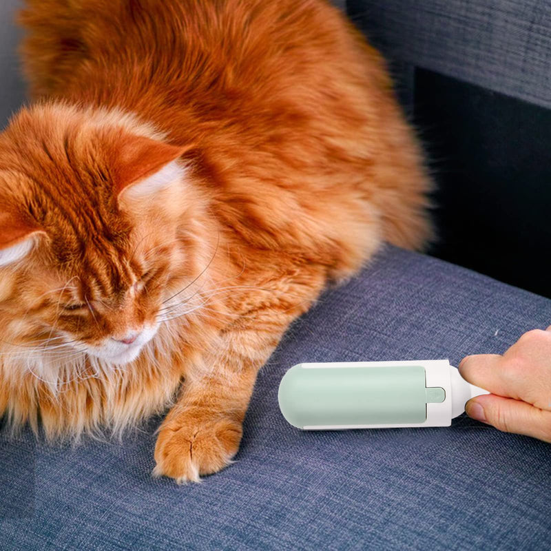 Pet hair remover brush for lint remover, reusable lint roller, pet hair remover, quick and easy removal of dog hair, cat hair for clothing, bedding, sofa (white). - PawsPlanet Australia