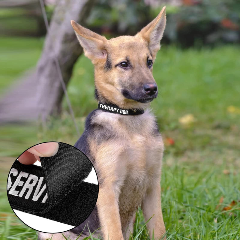 Cobee Dog Embroidered Tactical Patches for Dog Harness, 6pcs Dog Vest Removable Tactical Magic Sticker Patches for Service Dog Badges in Training - PawsPlanet Australia