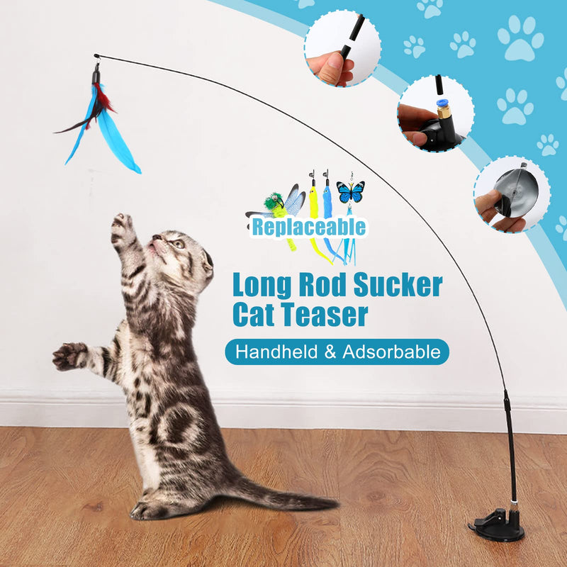 JOYBOY cat toy with cat tunnel, toy, 3-way pet play tunnel tube for kittens, toy mice toy variety pack for kitty - PawsPlanet Australia