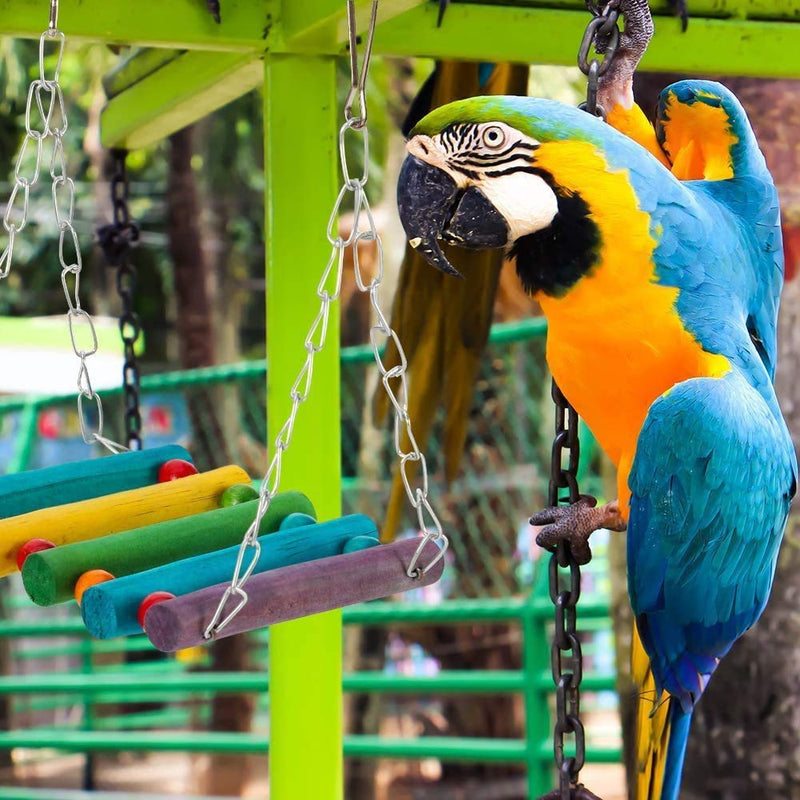 11 Pack Bird Toys Parrot Chewing Toys, Parrots Cage Toys, Parakeet Parrot Swing Chewing Hanging Toys Bird Cage Toys for Small Parrots, Macaws, Parakeets, Conures, Cockatiel, Budgie and Love Birds - PawsPlanet Australia
