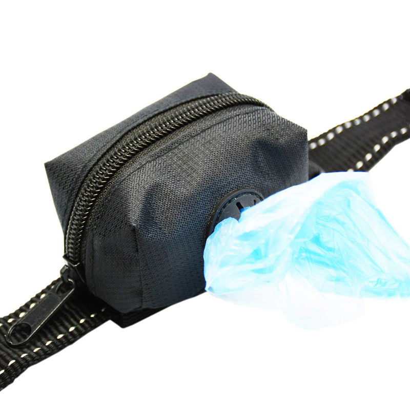 [Australia] - Dog Poop Bag Holder, Dog Poop Waste Bag Holder Dispenser for Leash, Dog Accessories - Black 