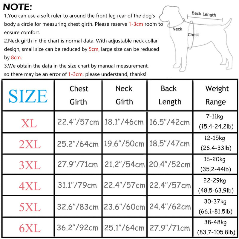FEimaX Dog Coat Waterproof Warm Jacket Reflective Outdoor Pet Winter Clothes Apparel for Cold Weather, Puppy Cozy Cotton Vest with Adjustable Plush Neckline for Small Medium Large Dogs XL (Chest 22.4'', Back 16.5'') White - PawsPlanet Australia