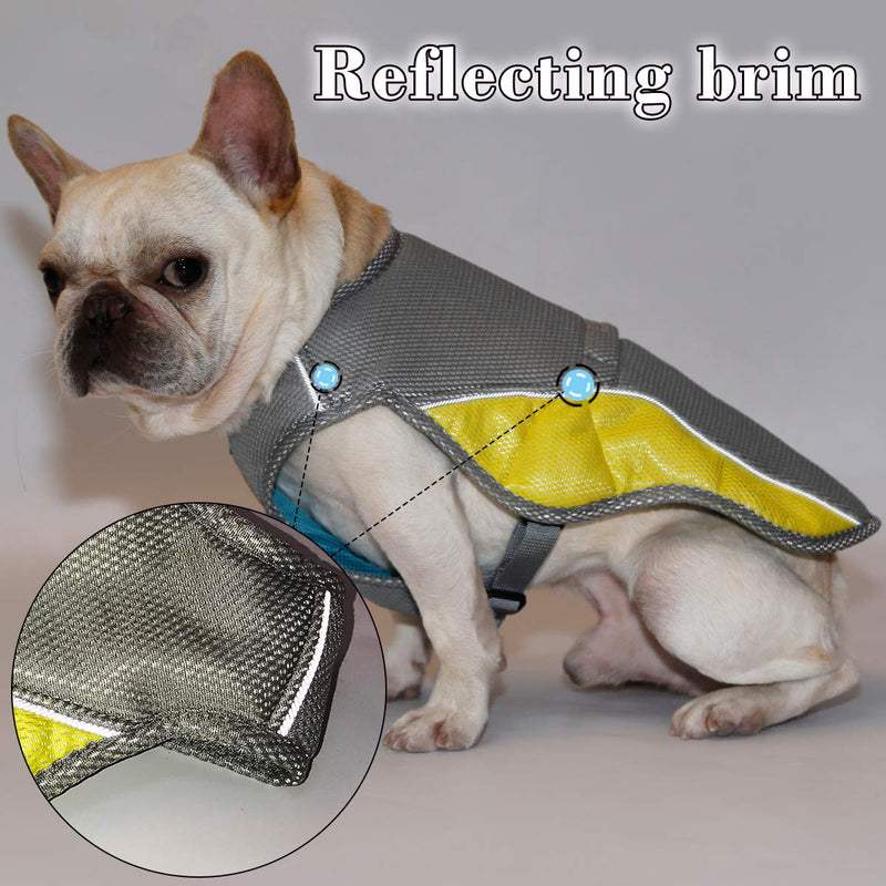 [Australia] - Kismaple Reflective Adjustable Dog Cooling Vest for Small Medium Large Dogs Puppy Cooling Jacket Pet Breathable Cooling Coat Summer Vest XL 