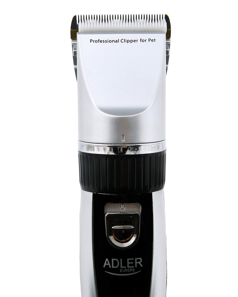 Adler AD 2823 animal clipper animal hair trimmer, silver - PawsPlanet Australia