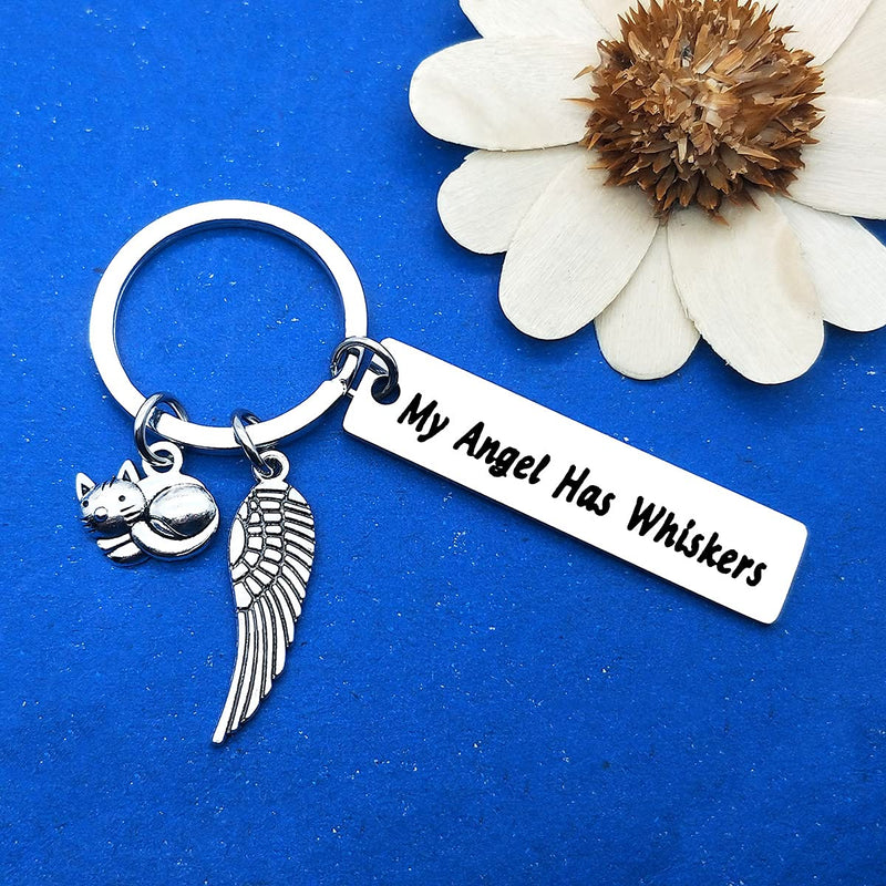 Pet Memorial Gift Sympathy Gift for Cat Lovers in Memory of Cat Keyring Cat Remembrance Gifts Loss of Cat Gift Keychain Pet Sympathy Gift for Family Friends Cat Memorial Keyring - PawsPlanet Australia