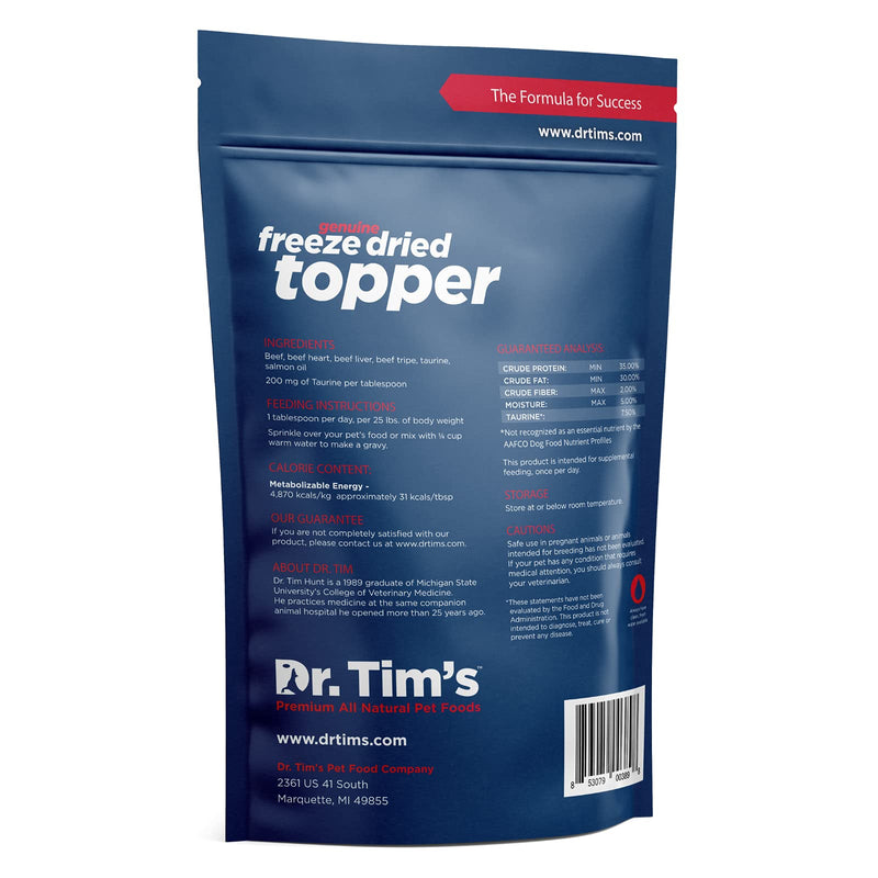 Dr. Tim Freeze-Dried Treat 12 ounces Blue - PawsPlanet Australia