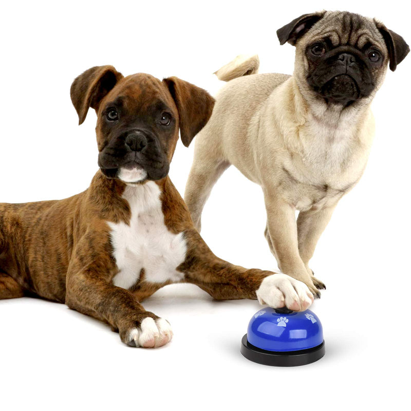 Luckyiren 2 Pack Dog Bell for Puppies Cats Kitten Kitty Doggy Doggie Pooch, Pet Bell for Potty Training Go Outside Communication Device, Service Call Bell for Front DEST Restaurant Hotel Reception - PawsPlanet Australia