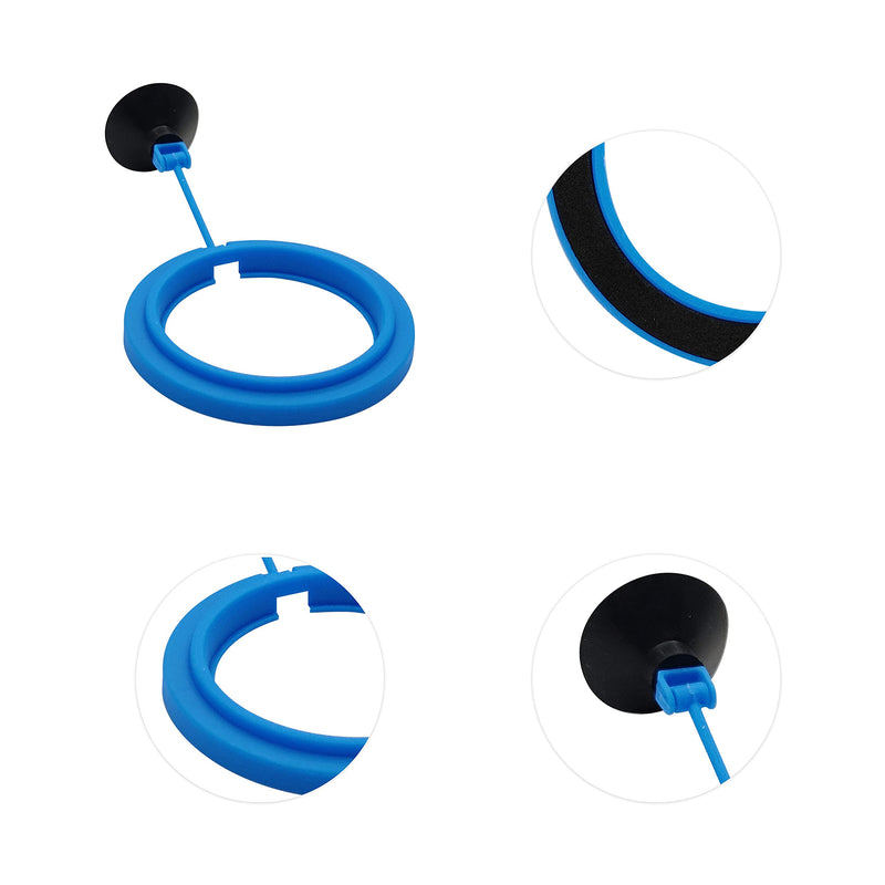 1 Pcs Fish Feeding Ring Floating Food Feeder Circle with Suction Cup Easy to Install Aquarium Round - PawsPlanet Australia