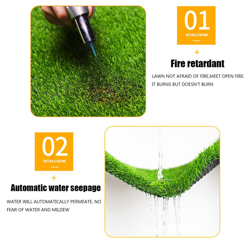 kathson 2 Pcs Chicken Nesting Pads Cuttable Artificial Grass Rug Carpet Washable Synthetic Turf Mat Nest Box Bedding Liners for Chicken Coop Egg Laying Pet Garden Lawn Indoor Outdoor - PawsPlanet Australia