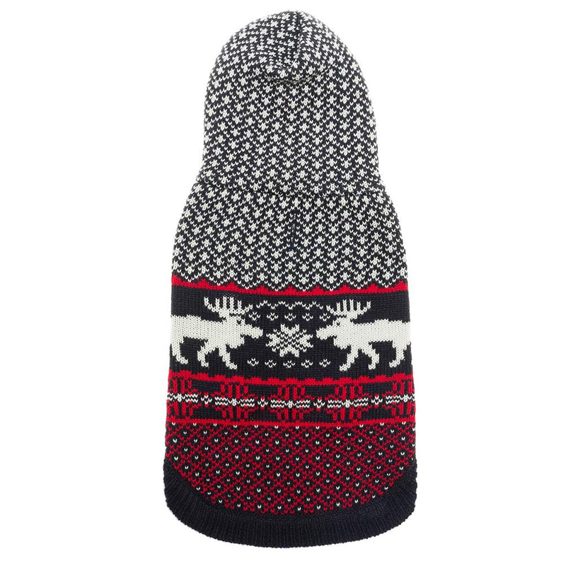 SCENEREAL Dog Jumpers Christmas Sweaters Winter Knitwear Xmas Clothes Classic Warm Coats, Large Christmas dog sweater with hat Small - PawsPlanet Australia