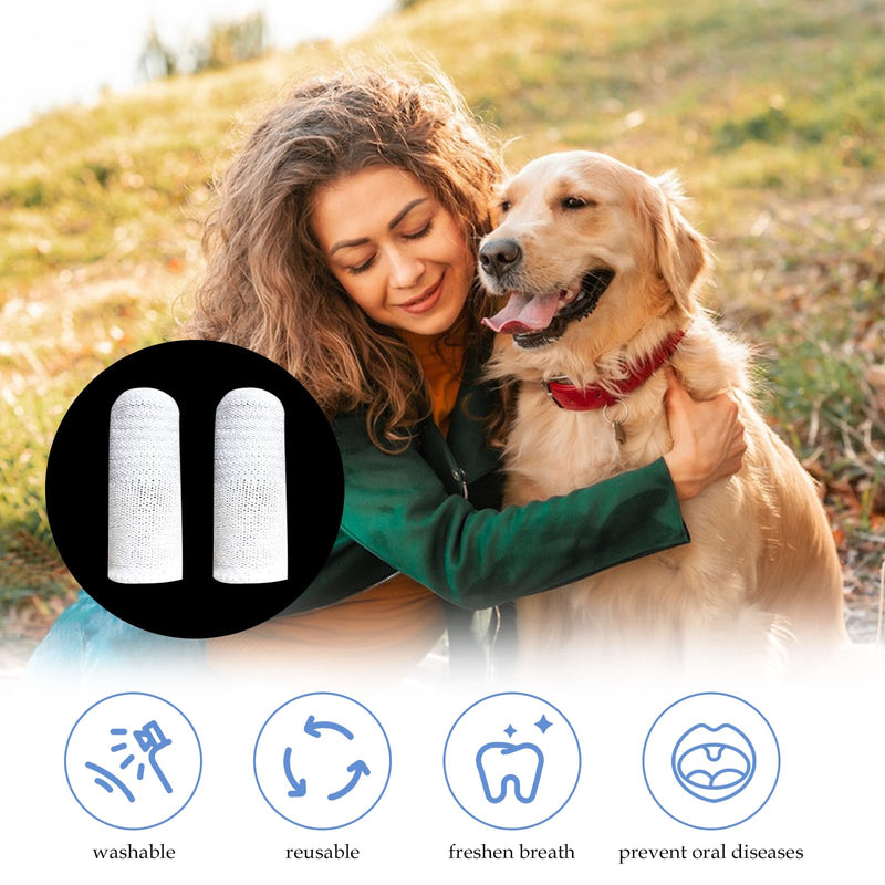 Pack of 20 dog toothbrush finger toothbrush, dog toothbrush for small dogs, pet finger toothbrush, dog finger toothbrush, cat toothbrush, anti-plaque finger toothbrush, dog dental care - PawsPlanet Australia