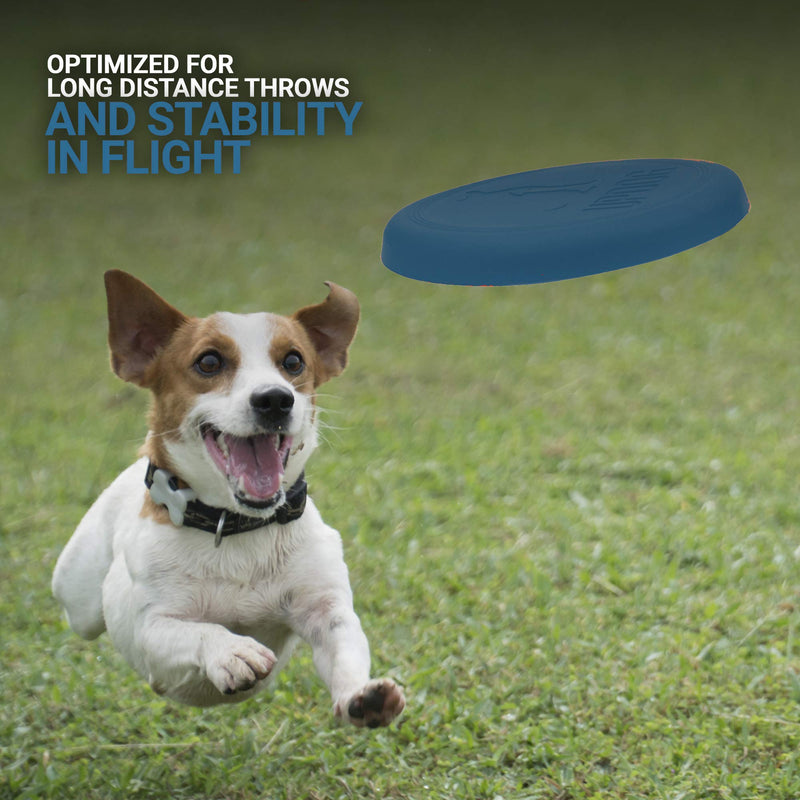 Dog Frisbee | Made in USA | UpDog Products Small 6-Inch Flying Disc for Dogs Blue - PawsPlanet Australia