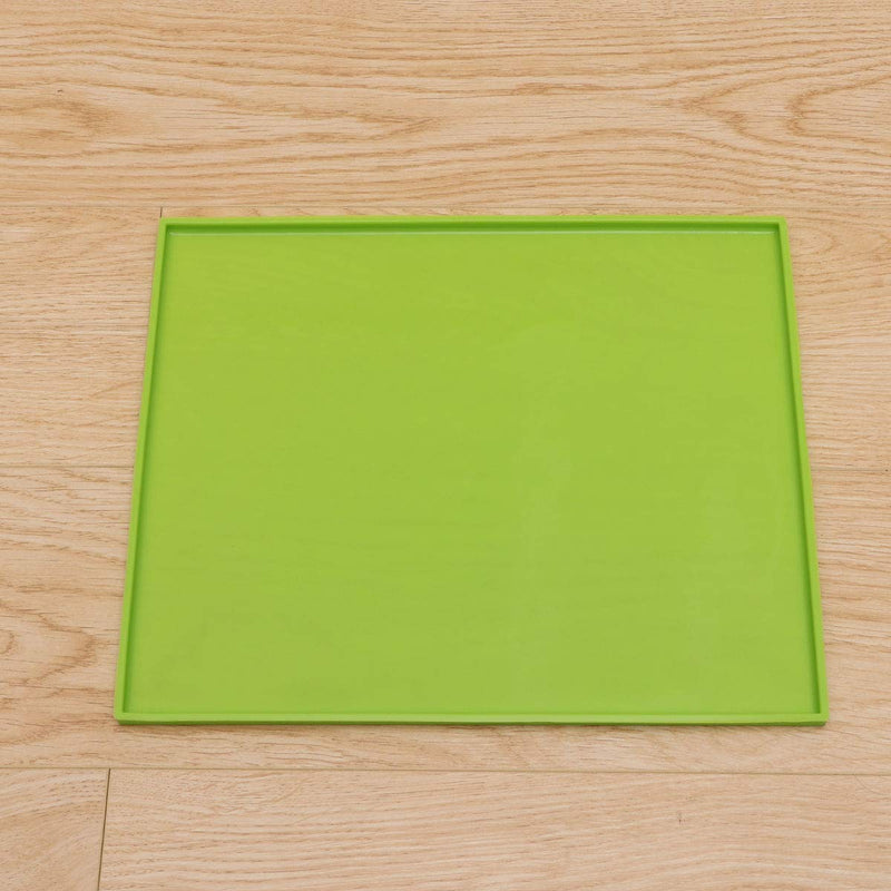 [Australia] - Balacoo Silicone Pet Mat Waterproof Food Mat Table Placemat for Kids Children Dog Cat Green 