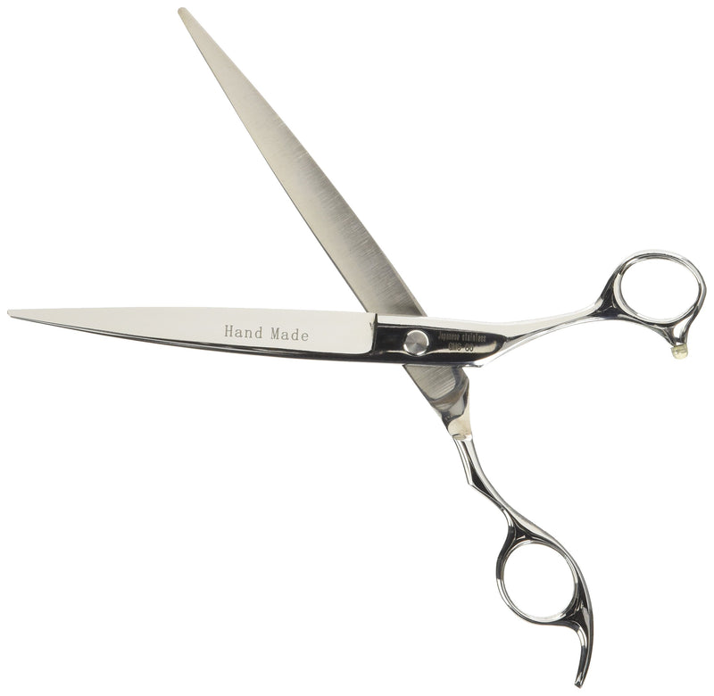 [Australia] - ShearsDirect 8-Inch Professional Ergonomic Grooming Shear with Off-Set Handle and Fixed Finger Rest 