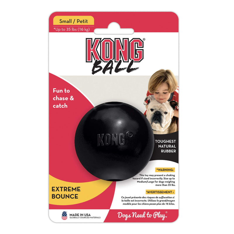 [Australia] - KONG Extreme Ball Dog Toy Small Black 