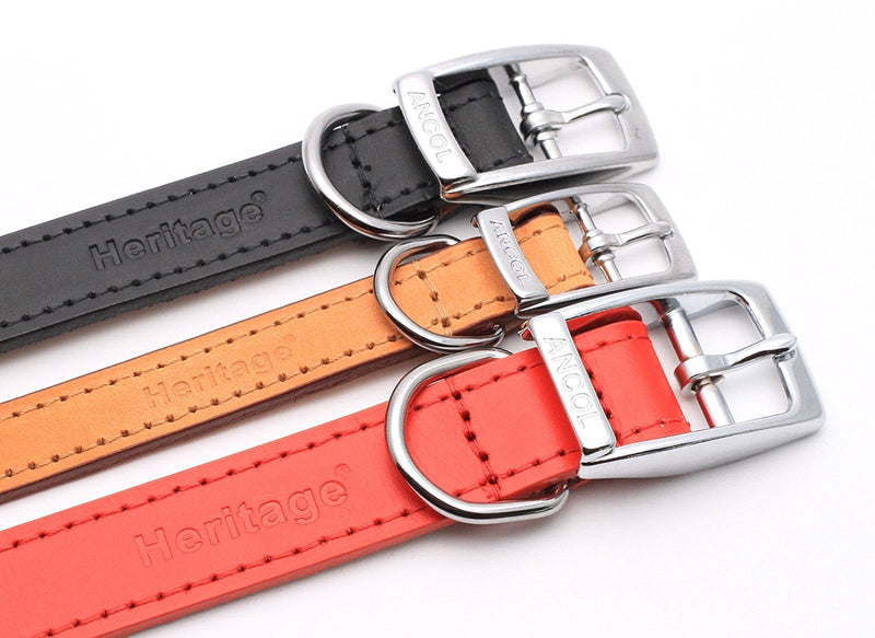 Personalised Custom Leather Dog Puppy Collar | Design Your Unique Pet ID Tag | Laser Engraved - Size 1, Black Size1: 20cm - 26cm, 16mm wide - PawsPlanet Australia