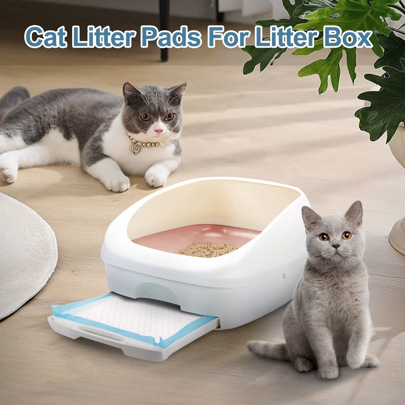 Ownpets Cat Litter Pads 45x33cm Leak Proof 6 Layer Kitten Training Pads Litter Box Urination Pads with Super Absorbent Surface for Pets Pack of 20 Cat - PawsPlanet Australia