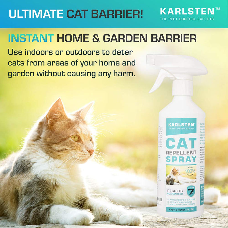Karlsten Cat Repellent Anti Fouling spray , Natural Humane Cat Deterrent Citronella 500 ML - PawsPlanet Australia