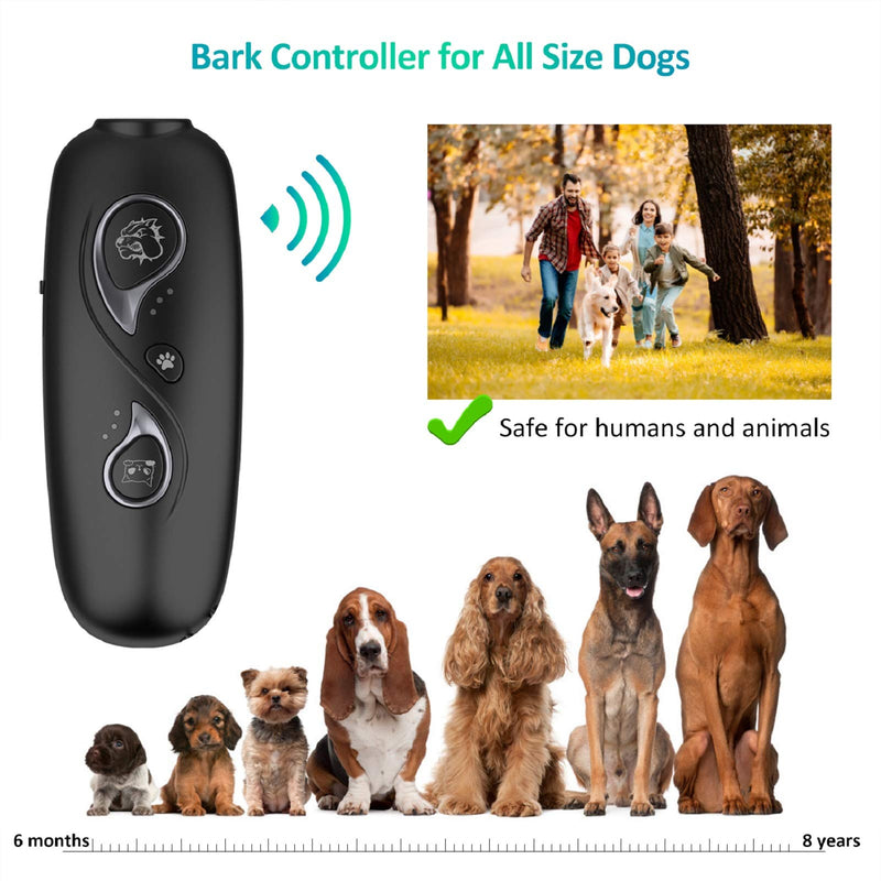 [Australia] - Dog Barking Deterrent Devices,2020 NEW 2 in 1 Dog Training/Cat Teasing Device,700mAh Rechargeable Battery Fixed/Variable FQCY Mode Bark Control Device,Ultrasonic Anti Bark Train Repeller Stop Barking 2020 NEW 