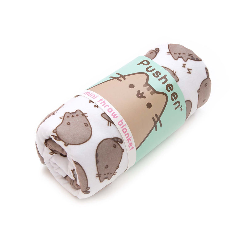 Pusheen Printed Pet Blanket in White, 24" L X 24" W, One Size Fits All - PawsPlanet Australia
