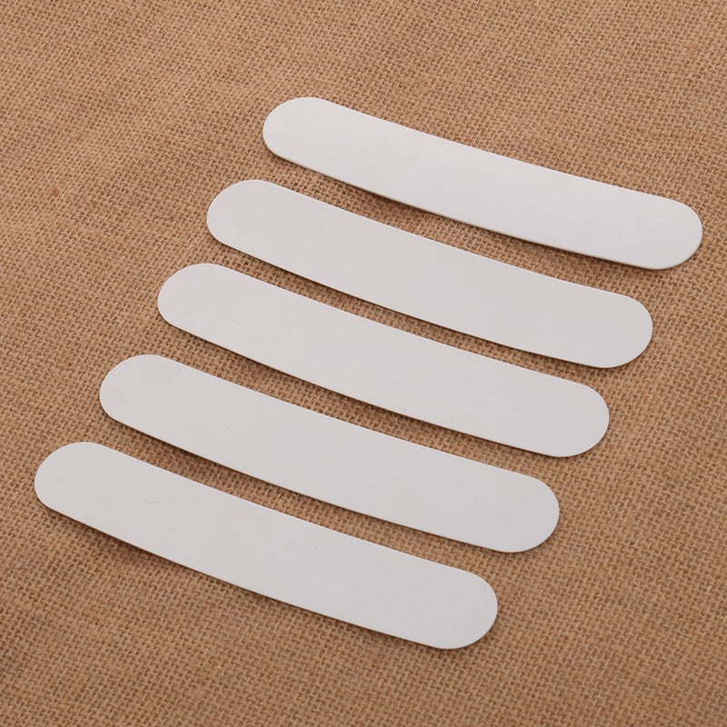 [Australia] - BLESSUME White Tab Collar for Clergy Shirt (Pack of 5) Style1 (Pack of 5) 